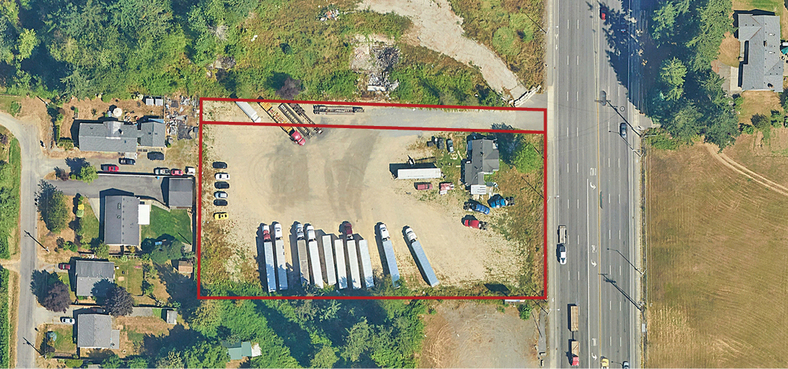 12618 Canyon Road Land Aerial Outlined